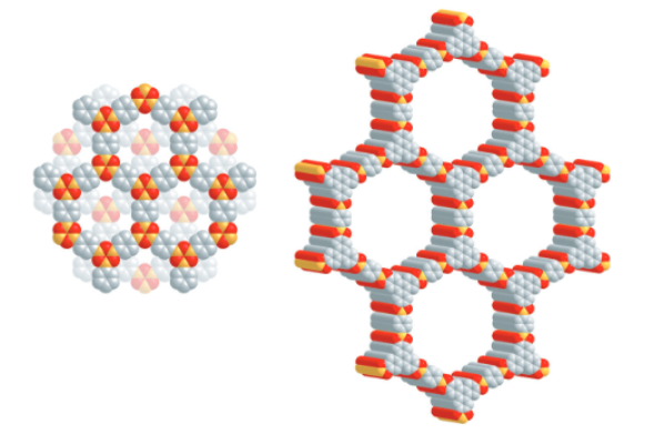 图1 COF-1和COF-5<sup>[1]</sup>
