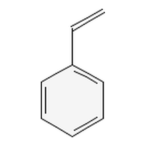 CAS 100-42-5 结构式