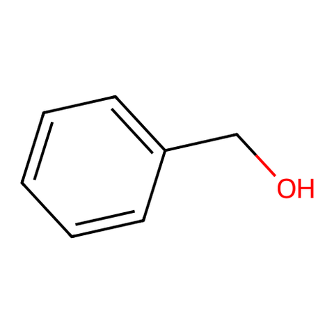 苯甲醇：选择性氧化研究中使用最广的模型底物 结构式