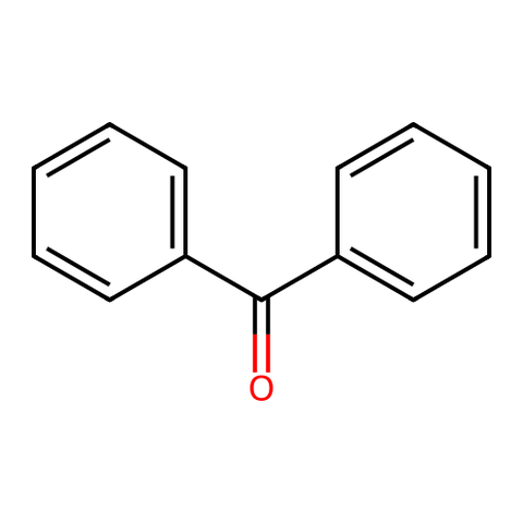 二苯甲酮：典型的夺氢型光敏剂 结构式