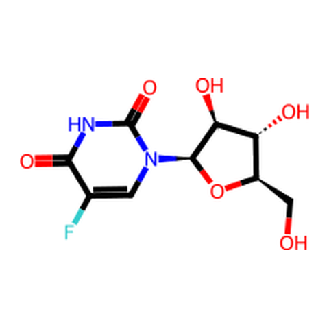 阿糖氟尿嘧啶：核苷化学与核酸代谢研究的常用类似物 结构式