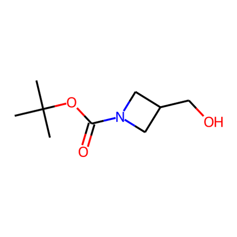 1-Boc-氮杂环丁烷-3-甲酸（97%）：手性/环状氨基酸砌块 结构式