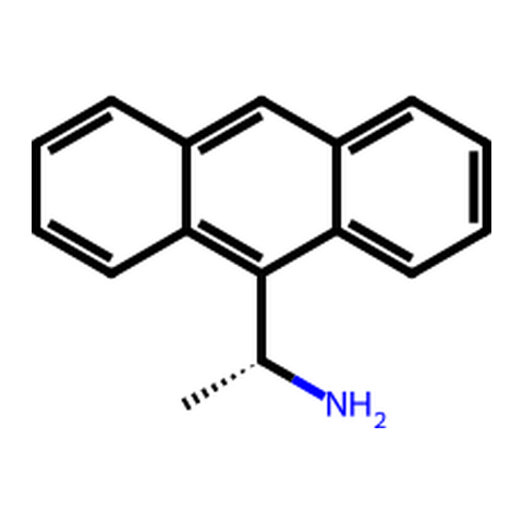 (R)-1-(蒽-9-基)乙胺 结构式