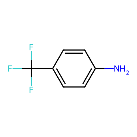 对三氟甲基苯胺（98%）：CF₃ 类砌块常见起始原料 结构式