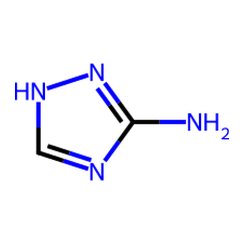 3-氨基-1,2,4-三唑（3-AT，抑制组氨酸报告基因本底表达） 结构式
