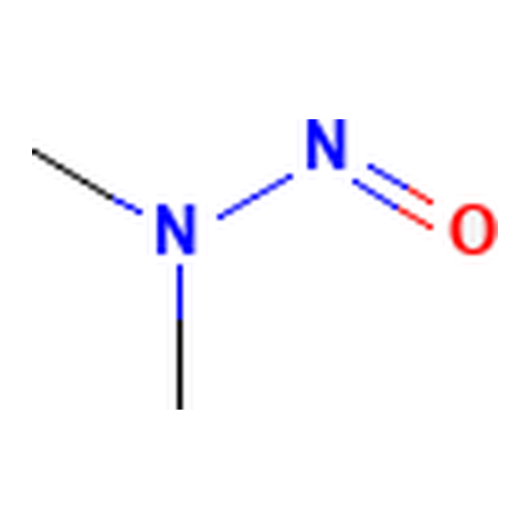 N-亚硝基二甲胺（NDMA，代表性亚硝胺杂质） 结构式