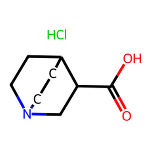 奎宁环-3-羧酸盐酸盐 结构式