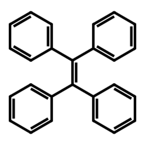 四苯乙烯（经典 AIE 骨架，螺旋桨构型） 结构式