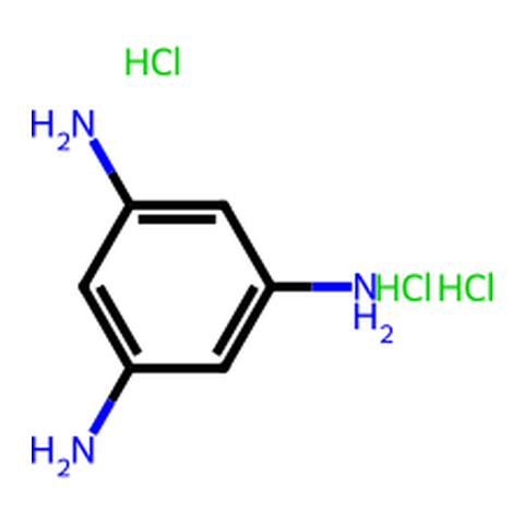 1,3,5-三氨基苯三盐酸盐：构建 COF 框架的三连接单体 结构式