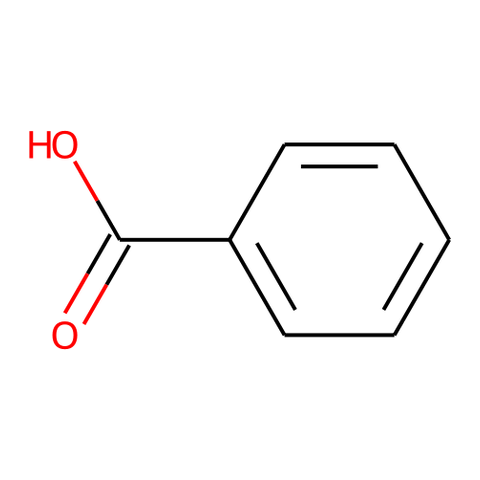 CAS 65-85-0 结构式