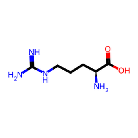 L-精氨酸：一氧化氮合酶的天然底物 结构式