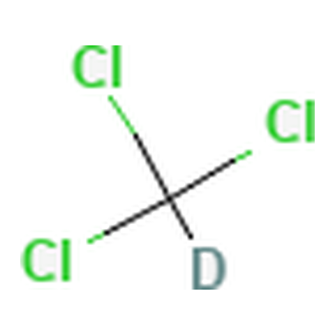 氘代氯仿（NMR 最常用的氘代溶剂） 结构式