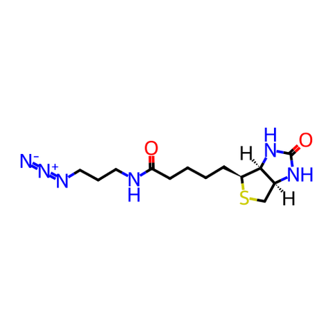 N-(3-叠氮丙基)生物素酰胺 结构式