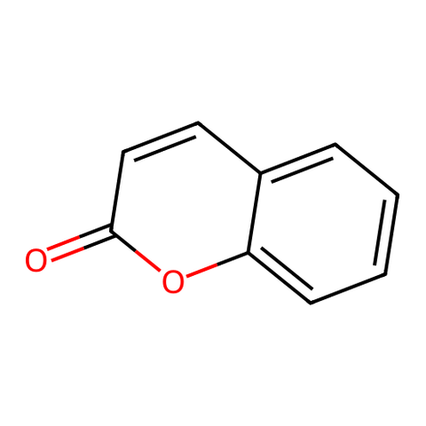 CAS 91-64-5 结构式