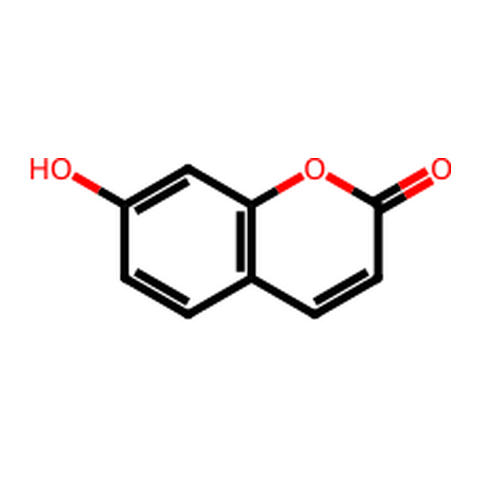 7-羟基香豆素：比率型探针常用的荧光团骨架 结构式